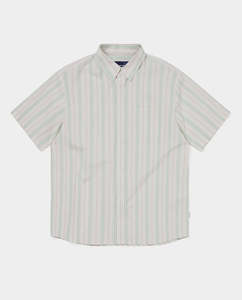 Shirts: Thisisneverthat - Striped SS Shirt - Green