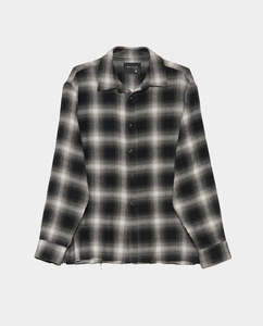 Beach Brains - Hold LS Shirt - Black Plaid
