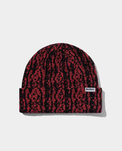 Butter Goods - Lowland Camo Beanie - Berry