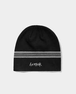 Beanies: Butter Goods - Pier Skully Beanie - Black