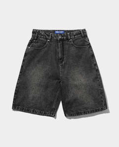 Butter Goods - Drummer Baggy Denim Shorts - Streaky Black