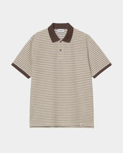 Shirts: Carhartt WIP - S/S Dion Polo - Dion Stripe/Wax