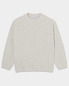 Polar - Alex Sweater - Ivory Grey Melange