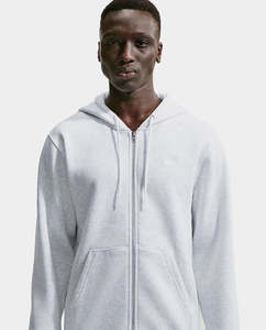 Nike - Full Zip Fleece Hoodie - Grey