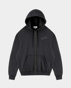 Stan Ray - Flying Horse Zip Thru Hoodie - Washed Black