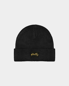Beanies: Stan Ray - Label Cuff Beanie - Black