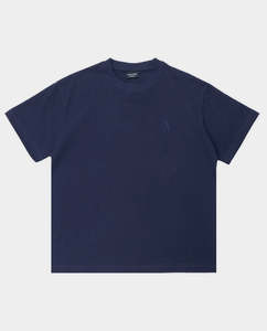 Short Sleeve Tees: Passport - Workers T-Shirt - Navy
