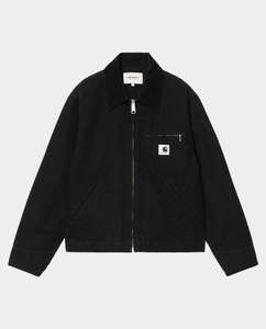 Jackets: Carhartt WIP - Ws OG Detroit Jacket - Black/Black Rinsed