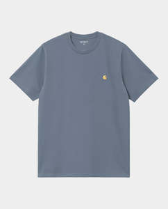 Carhartt WIP - S/S Chase T-Shirt - Icesheet/Gold