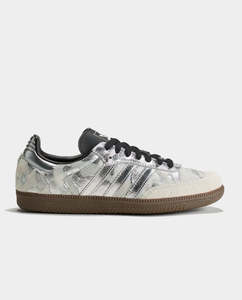 Footwear: Adidas - Samba OG W's Shoe - Cream White/Silver Metallic/Core Black
