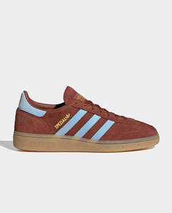 Footwear: Adidas - Handball Spezial Shoe - Burnt Sienna/Clear Sky/Gold Metallic