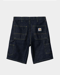 Shorts: Carhartt WIP - Single Knee Short - Blue Rinsed