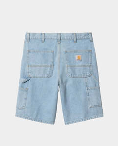 Carhartt WIP - Single Knee Short - Blue Heavy Stone Bleach
