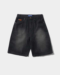 Butter Goods - Baggy Denim Shorts - Slub Black