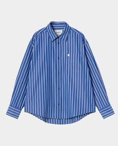 Carhartt WIP - W L/S Gowan Shirt - Gowan Stripe/Lapis