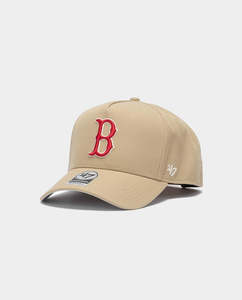 Hats: 47 Brand - Offside Ballpark Boston Red Sox Hat - Khaki