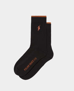 Socks: Polar - Business Socks - No Complies Forever - Black/Caramel