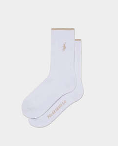 Polar - Business Socks - No Complies Forever - White/Sand