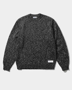 Butter Goods - Speckle Knit Sweater - Charcoal