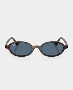 Ray-Ban - Khal Bio-Based - Havana with Dark Blue Lens