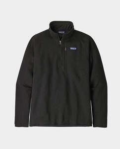 Patagonia: Patagonia - M's Better Sweater 1/4 Zip - Black