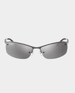 Sale: Ray-Ban - RB3183 - Gunmetal with Grey Mirror Gradient Silver Lens