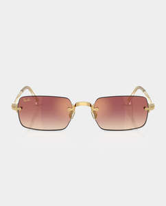 Lifestyle: Ray-Ban - 3928 Sunglasses - Arista with Clear/Dark Violet Lens