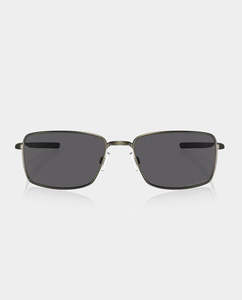 Oakley - Square Wire - Carbon with Grey Polarised Lens
