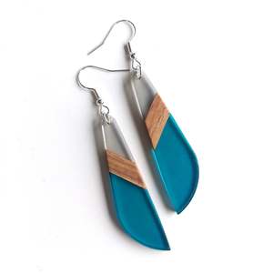 Wood Resin: Blade - Teal