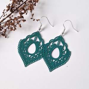 Laser Cut Earrings: Chandelier Earrings