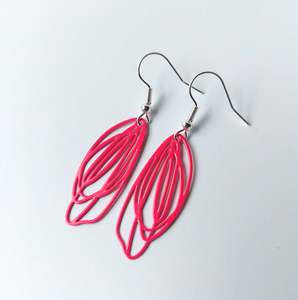 Laser Cut Earrings: Whirl Earrings