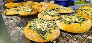Products: Spinach & Feta Sourdough Brioche Puff