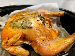 Ultimate Roast Chicken Dinner w Herb Stuffing, Roasted Veg & Potato, Steamed&hellip;