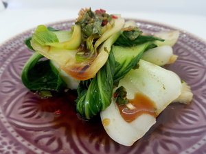 Products: Steamed Bok Choy with Mark’s Asian Dipping Sauce