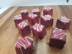 Glazed Chocolate Brownie Bites
