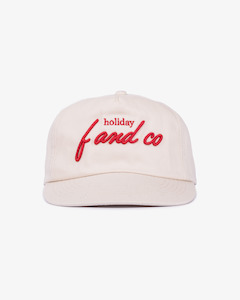 Holiday Cap - 5 Panel - Beige