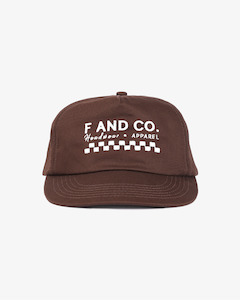 Logo Cap - 5 Panel - Brown