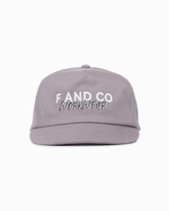 Workwear Cap - 5 panel - Grey