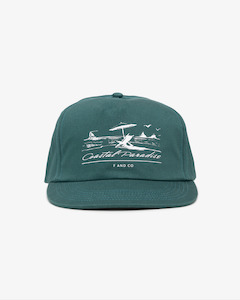 Shoreline Cap - 5 Panel - Bush Green