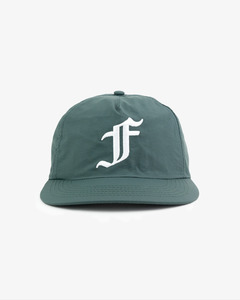 5 Panels: Old English F Cap - 5 Panel - Forest Green