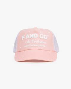 New Releases: Artist Cap - Ball Trucker - Pink/White