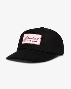 5 Panels: Evening Patch Cap - Wide Brim 5 Panel - Black