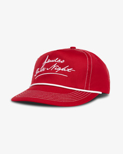 5 Panels: Date Cap - Wide Brim 5 Panel - Red