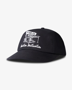 5 Panels: Motel Cap - Wide Brim 5 Panel - Black