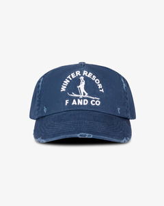 5 Panels: Resort Cap - Ball Trucker - Navy/Distressed