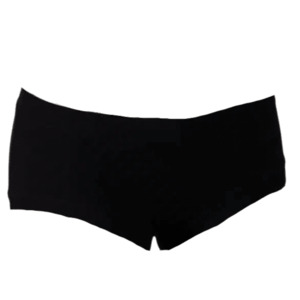 Products: Top quality womens hipster underwear NZ made Black cotton boyleg