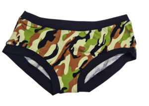 Top quality womens hipster underwear NZ made camoflage print cotton
