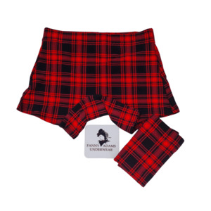 Top quality mens underwear NZ made Scotty's Tartan