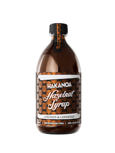 Hakanoa Handmade Syrups: Hazelnut