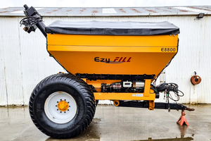 EZY FILL Trailed Bin c/w rear linkage and steering